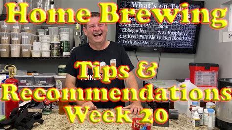 10 Beer Brewing Tips, Recommendations, and Hacks - Week 20 - YouTube