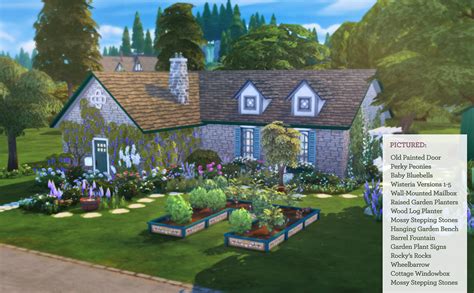 Sims 4 Cottage Garden Stuff | Hot Sex Picture