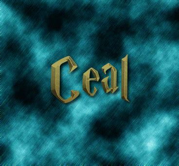 Ceal Logo | Free Name Design Tool from Flaming Text