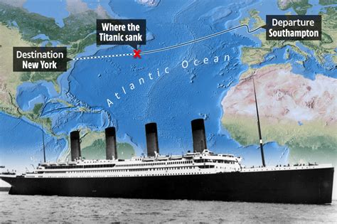 How to find where Titanic hit iceberg on Google Maps – exact coordinates revealed | The Irish Sun