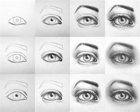 How to draw eyes - easy tutorials and pictures to take inspiration from