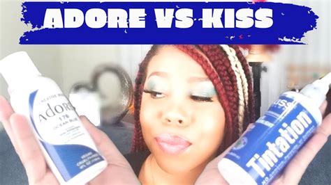 Kiss vs Adore hair dye| Hair dye review - YouTube