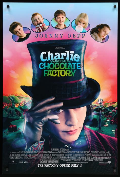 Charlie and the Chocolate Factory (2005) One-Sheet Movie Poster - Original Film Art - Vintage ...