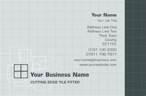 Tiling Business Card by Peter Stewart | Sane Design