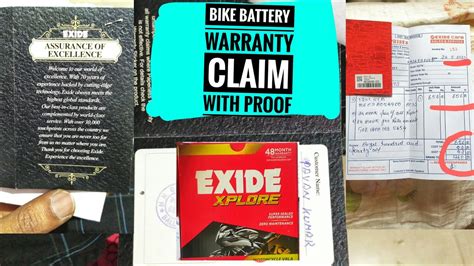 The ULTIMATE Guide on Exide Bike Battery Warranty Claim Process Explained In Best Way - YouTube