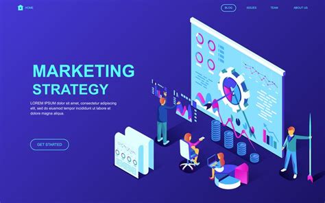 Marketing Strategy Web Banner 271013 Vector Art at Vecteezy