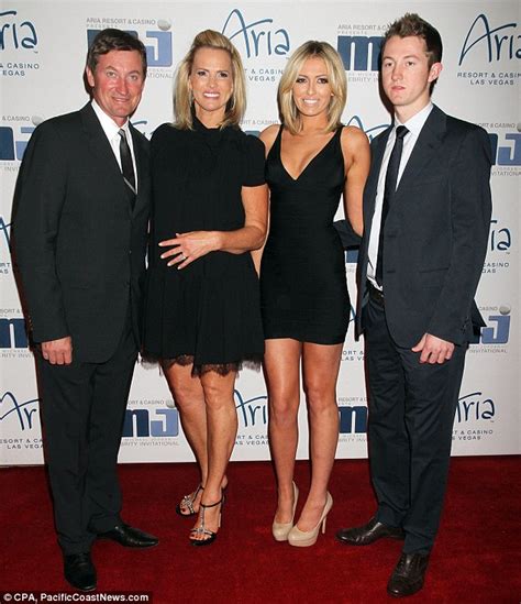 Wayne Gretzky's daughter Paulina wears black lingerie for night out in ...