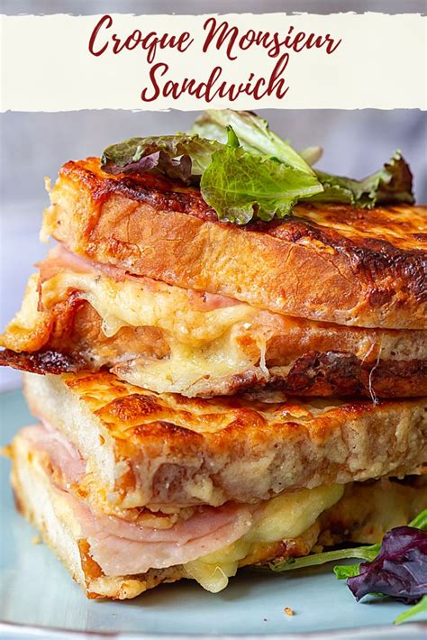 Classic Croque Monsieur Sandwich | Recipes, Cooking recipes, Delicious ...