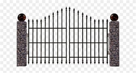 Graveyard Clipart Gate - Gate Clipart - Free Transparent PNG Clipart Images Download