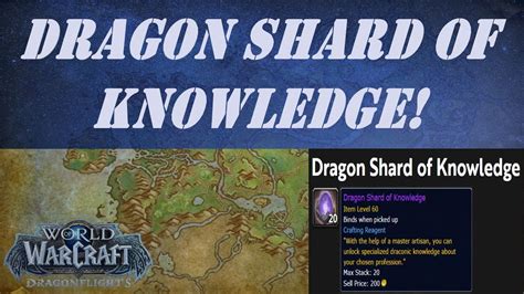 Dragon Shard of Knowledge Convert to Profession Knowledge Location | Specialized Secrets ...