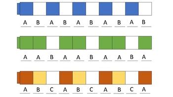 Unifix Cubes Patterns by L K | Teachers Pay Teachers