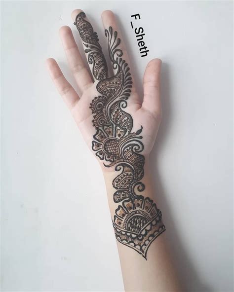 [最も選択された] easy stylish arabic front hand simple mehndi design 103778 ...