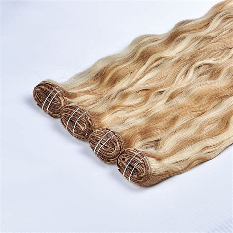 Blonde mix blonde clip in hair extensions Types Of Hair Extensions, 100 ...