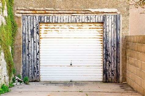 Old garage door Photograph by Tom Gowanlock - Pixels