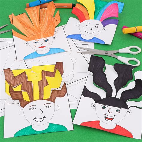 Crazy Hair Scissor Skills | Paper & Card - CleverPatch | CleverPatch ...