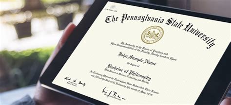 Penn State introduces Certified Electronic Diplomas for graduates ...