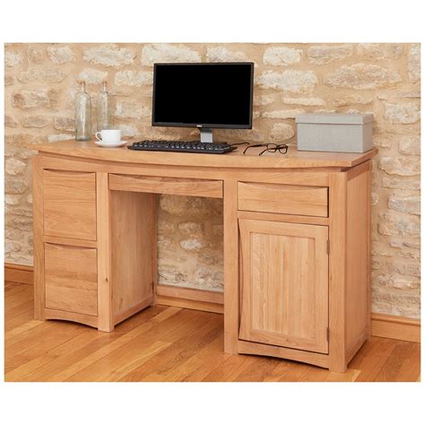 Addison Solid Oak Home Office Desk | Computer Desks