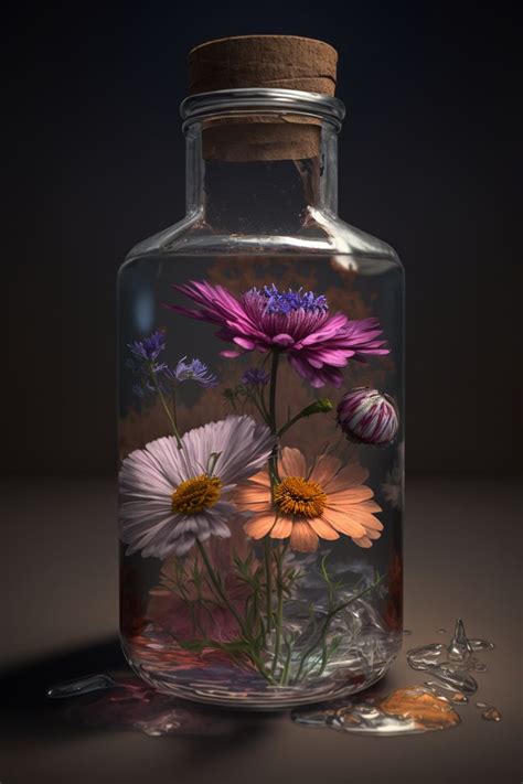 Flowers in a bottle | Iphone wallpaper photography, Glass bottles art ...