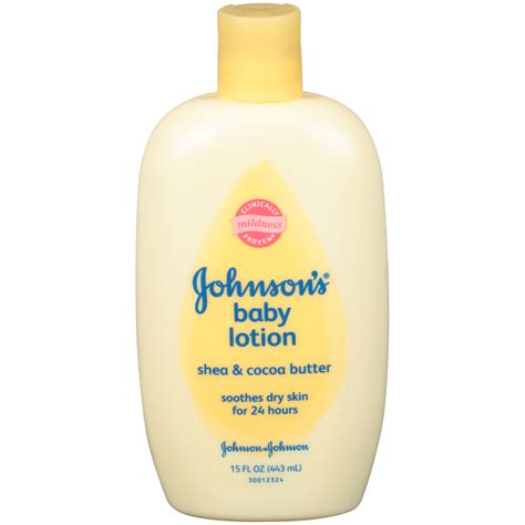 Johnson & Johnson Johnson's Baby Lotion, Shea & Cocoa Butter, 15 fl oz ...