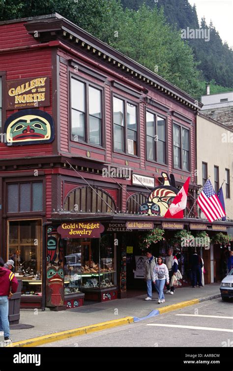 HISTORIC DOWNTOWN JUNEAU ALASKA Stock Photo - Alamy