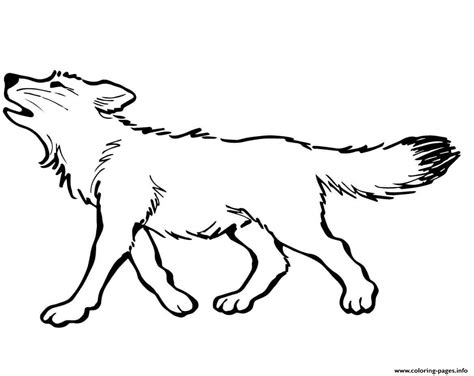 Baby Wolf Coloring Pages Printable