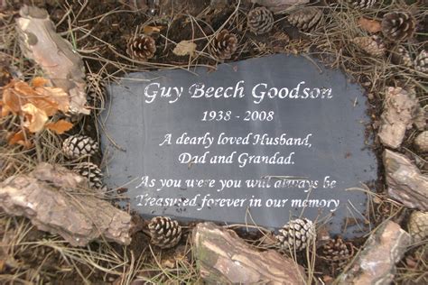 Memorial Plaques for Graves/Gardens | Rustic Stone