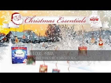 Louis Prima - Shake Hands With Santa Claus // Christmas Essentials - YouTube