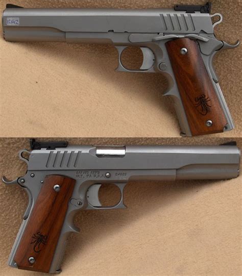 Safari Arms Matchmaster 6" .45 ACP. Flot stand.