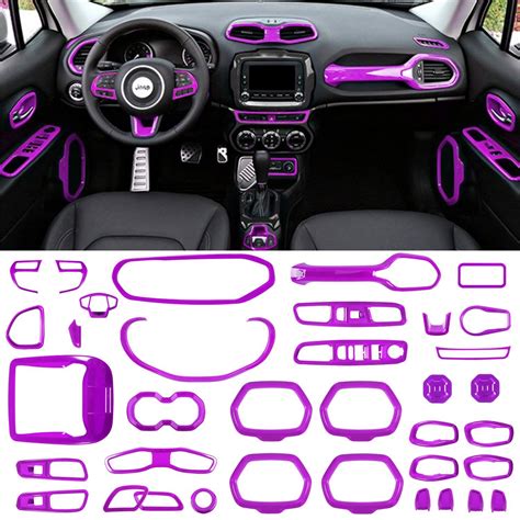 for Jeep Renegade Interior Accessories Decoration Cover Trim Air ...