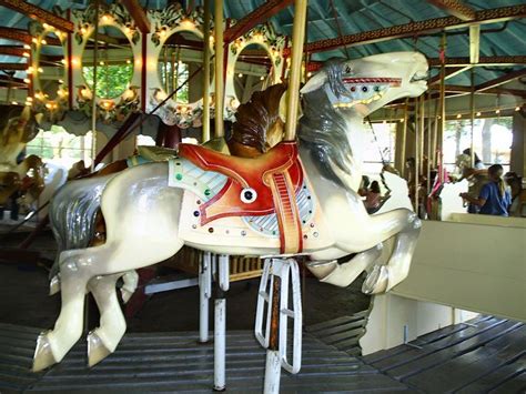 Highland Park Carousel - Allan Herschell Jumper © Susan Hudson | Carousel horses, Carousel ...