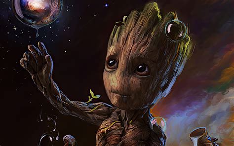 2880x1800 Baby Groot 2020 Art Macbook Pro Retina ,HD 4k Wallpapers ...