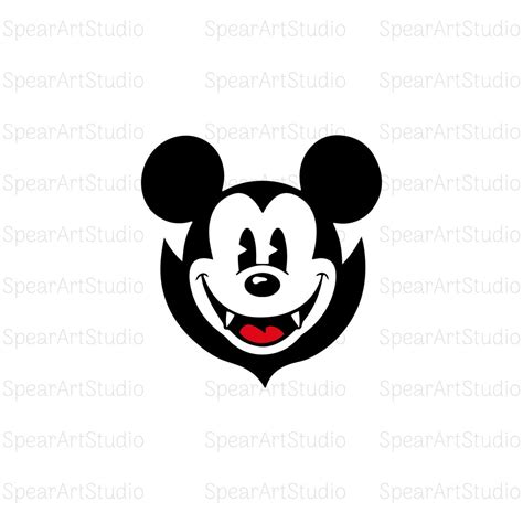 Halloween Mouse Svg, Halloween SVG, Mouse Head SVG, Mickey Vampire Svg, Halloween Svg Cut Files ...