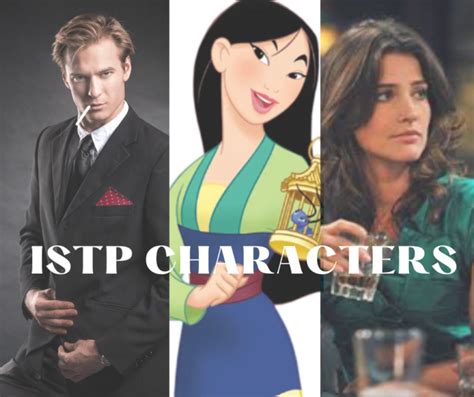 Popular ISTP Characters & ISTP-T Personality Celebrities