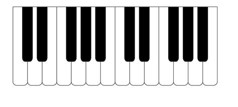 Piano Keys Clip Art - ClipArt Best