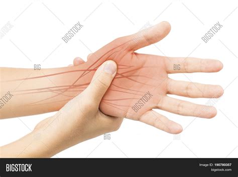 Hand Nerve Pain White Image & Photo (Free Trial) | Bigstock