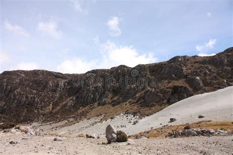 Glacier Volcano Nevado Del Ruiz Stock Image - Image of climate ...