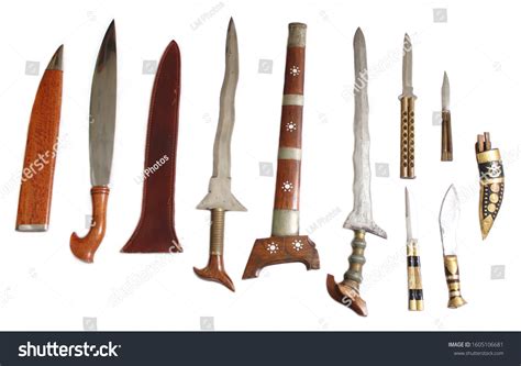 Filipino Fighting Sword Knife Collection On Stock Photo 1605106681 | Shutterstock