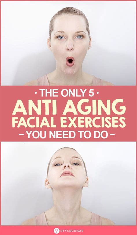 5 best anti aging facial exercises – Artofit