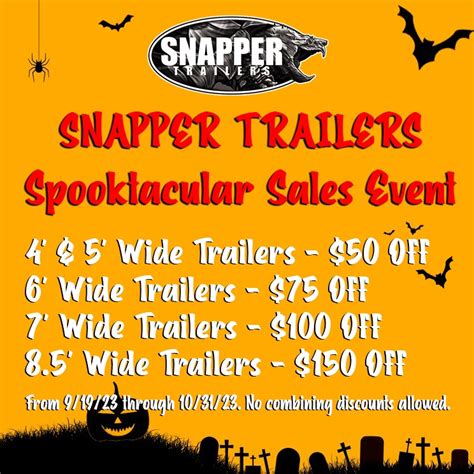 Spooktacular Event 2023 Is Here! – Snapper Trailers