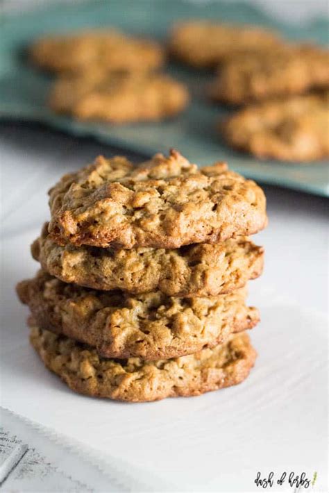 Healthy Peanut Butter Cookies - Dash of Herbs