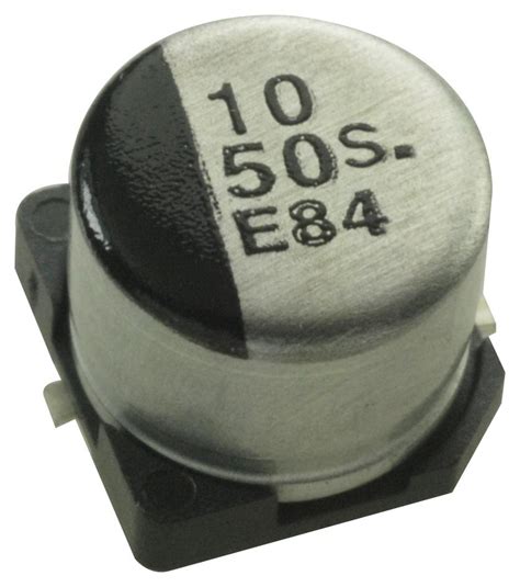 EEE1HA100SP - Panasonic - SMD Aluminum Electrolytic Capacitor, Radial Can - SMD, 10 µF