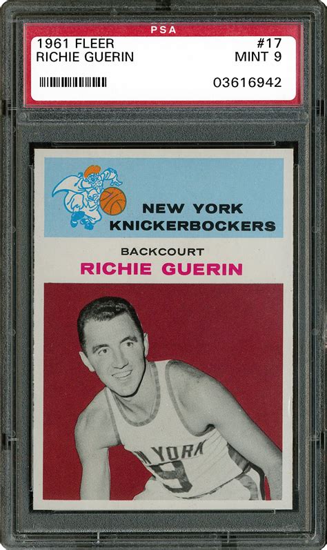 1961 Fleer Richie Guerin | PSA CardFacts™