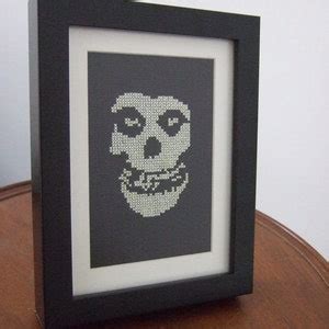 DIY Crimson Ghost Misfits Logo Inspired .pdf Original Cross Stitch ...