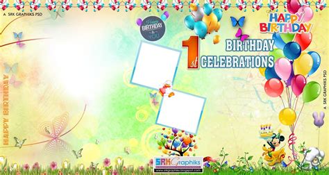 1st Birthday Flex Banner Design