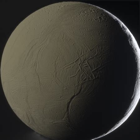 Saturn's Moon Enceladus In High-Res Wunder-Detail. | OMEGA-LEVEL