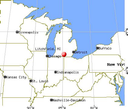 Litchfield, Michigan (MI 49252) profile: population, maps, real estate, averages, homes ...