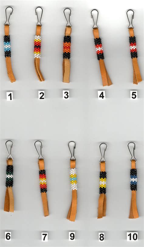 Beaded Zipper Pulls - Colleens Garden's & Native American Products