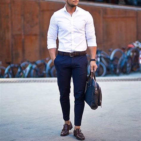 White Dress Shirt Outfits Men