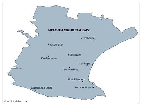 Nelson Mandela Bay Metropolitan Municipality - Map