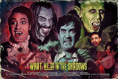 Download What We Do In The Shadows Movie Poster Wallpaper | Wallpapers.com